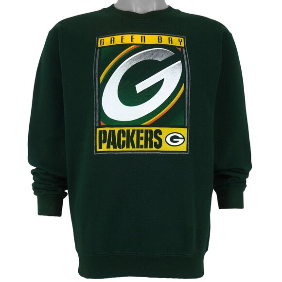 Other - Vintage Green Bay Packers Big Logo Sweatshirt 1990s - Vintage Club Clothing